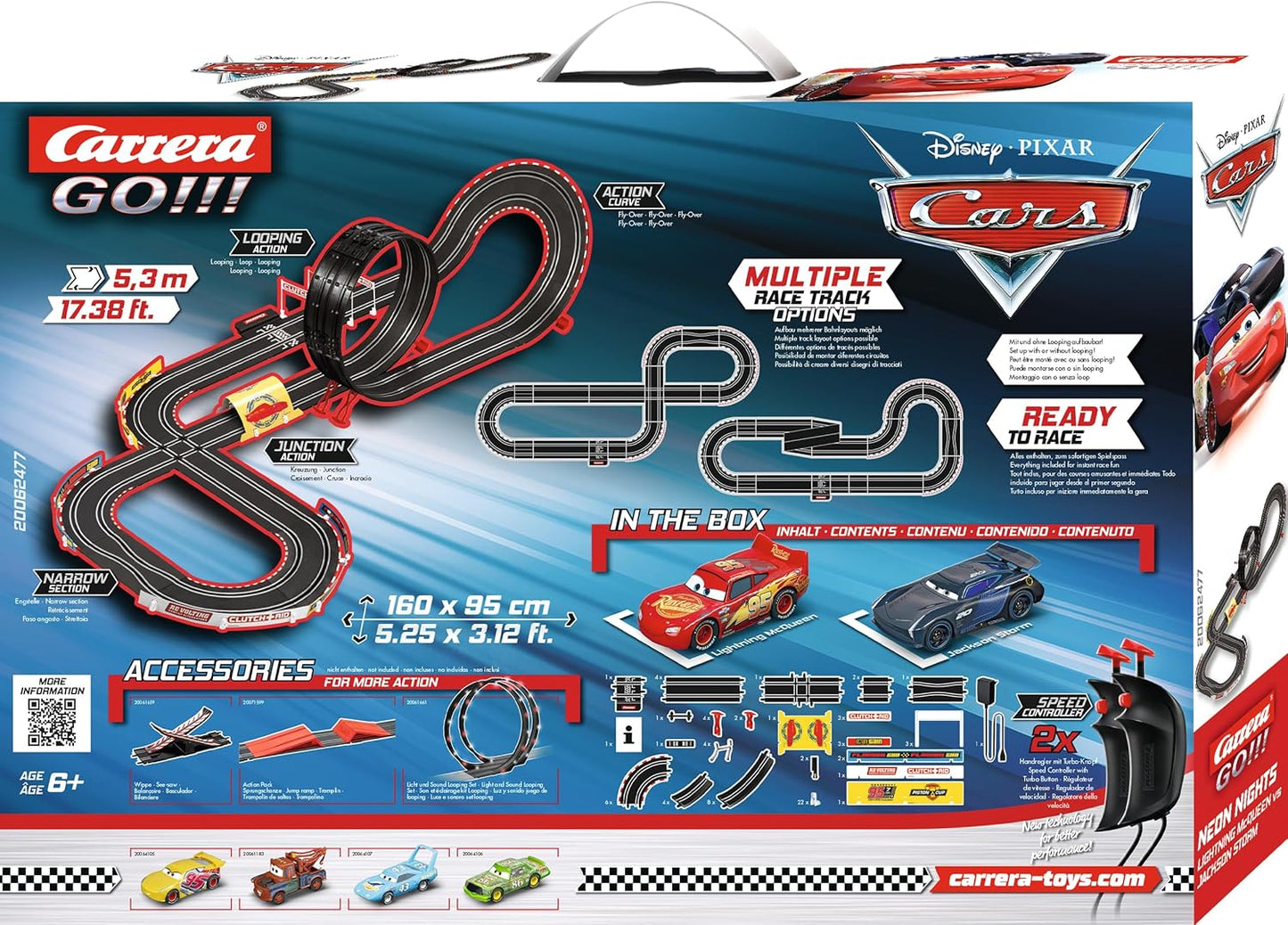 Circuit Cars Electrique - Flash McQueen vs Jackson Storm