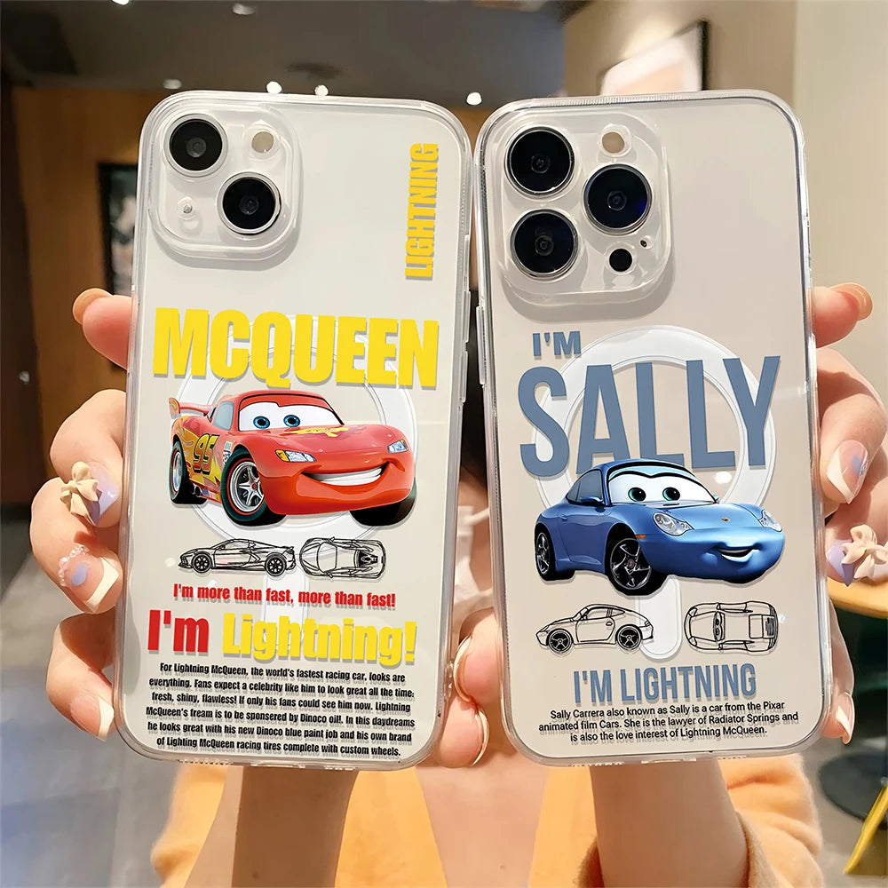 Coque Cars Couple iPhone - Sally et McQueen