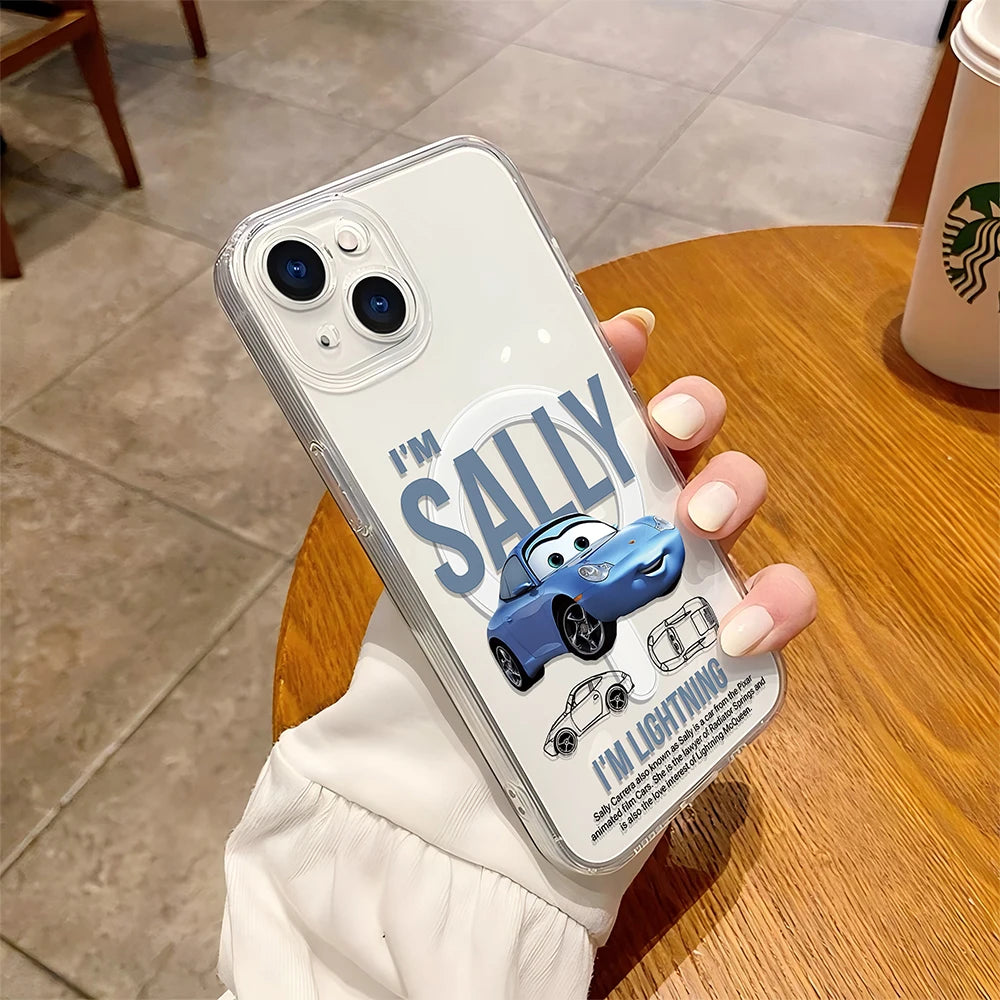 Coque Cars Couple iPhone - Sally et McQueen