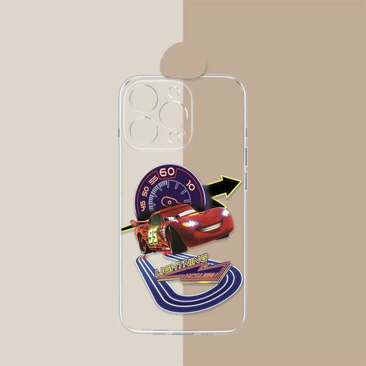 Coque Cars Transparente iPhone Circuit