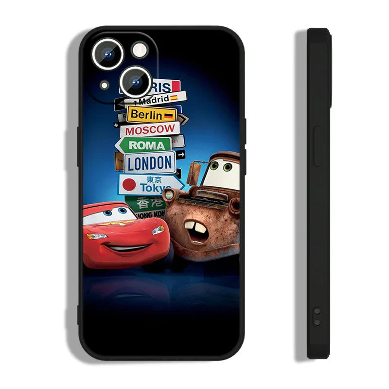 Coque iPhone McQueen et Martin en Voyage