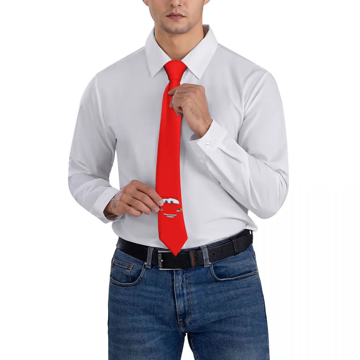 Cravate Cars Rouge - Regard de McQueen