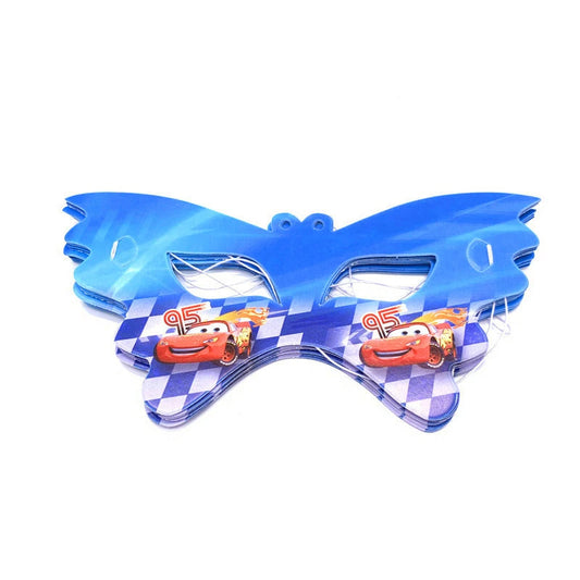 Déco Anniversaire Cars - 10 Masques Carton 18*8cm