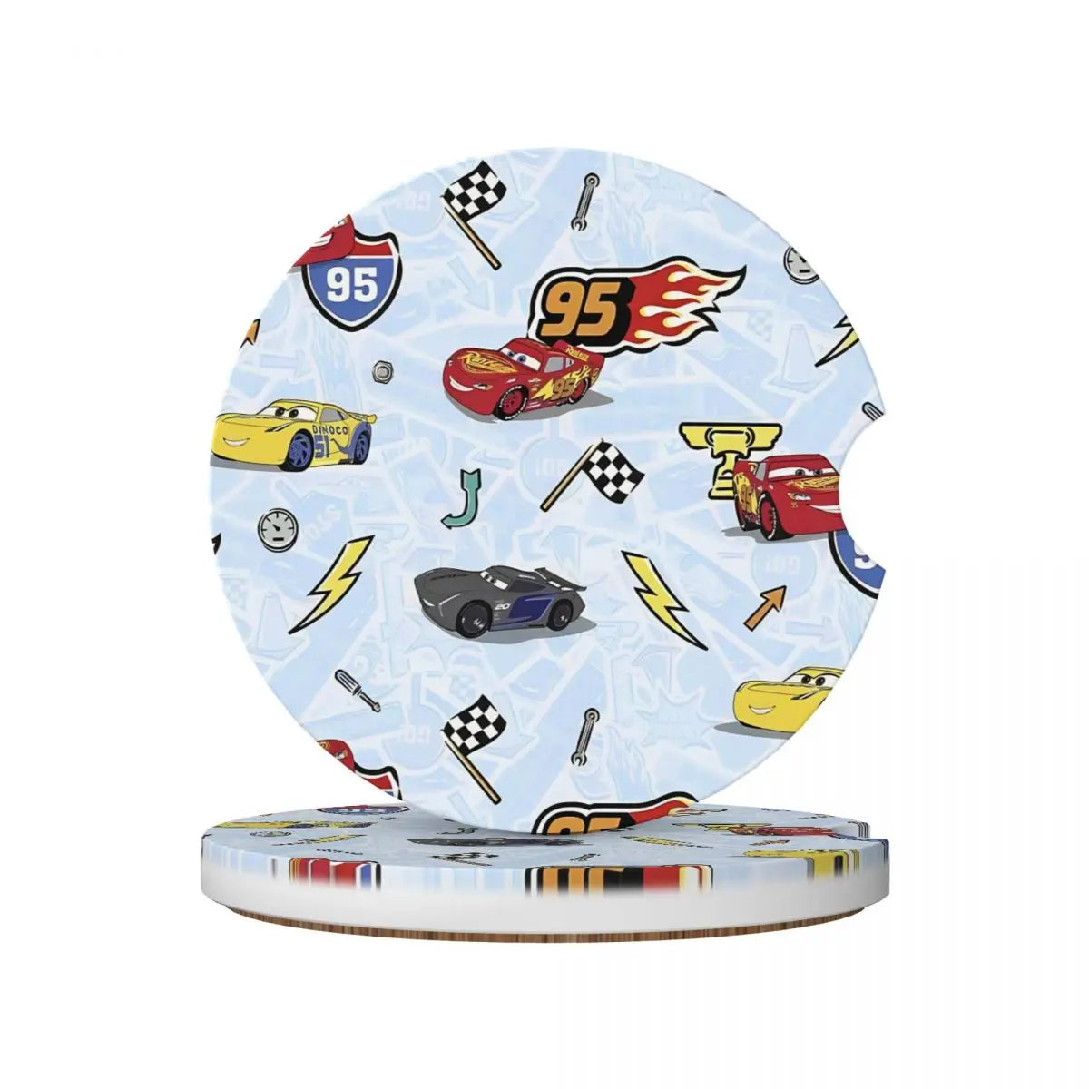 Dessous de Verre Cars - Cruz Storm et McQueen