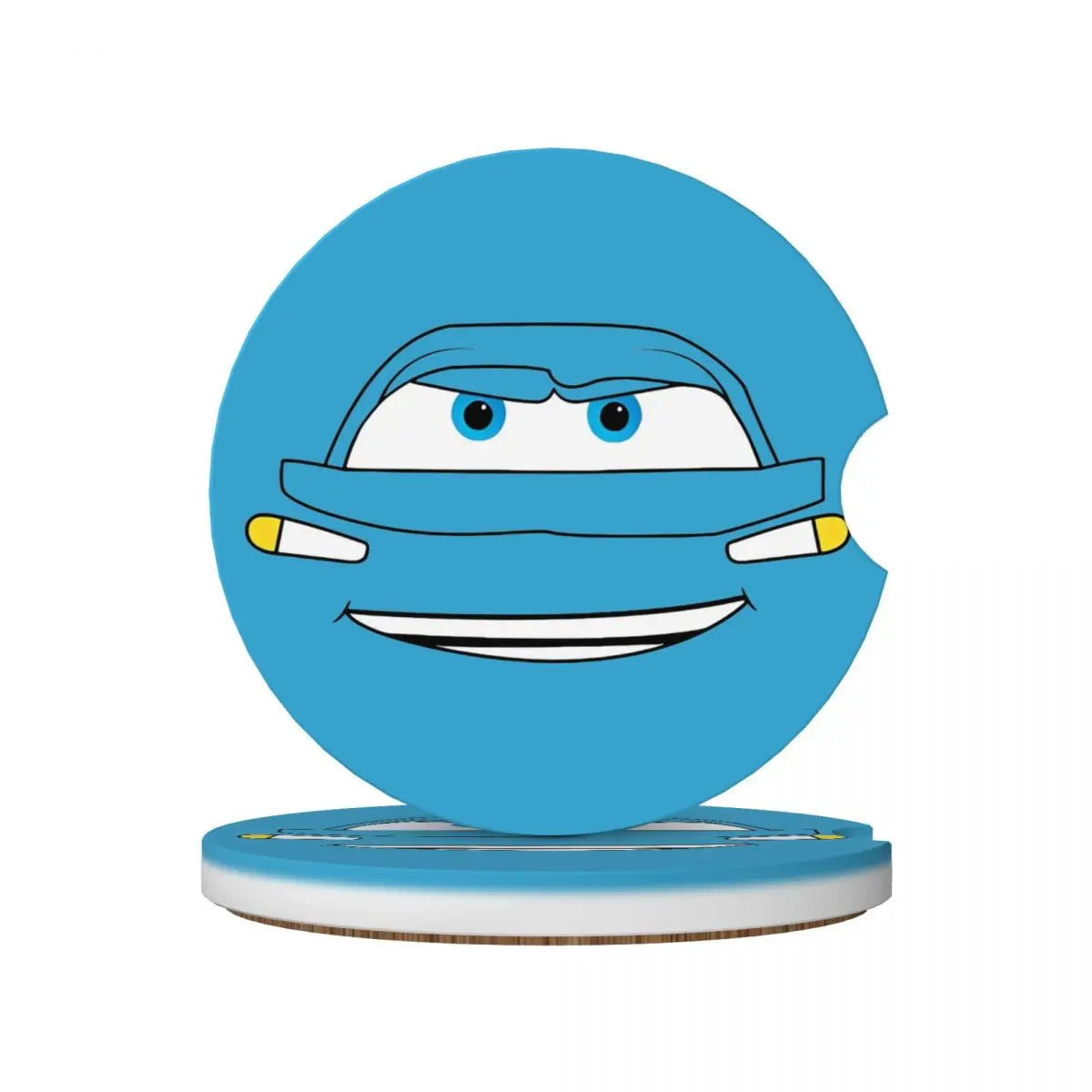 Dessous de Verre Cars - Flash McQueen Bleu