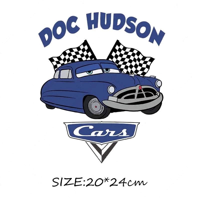 Ecusson Thermocollant Cars - Doc Hudson