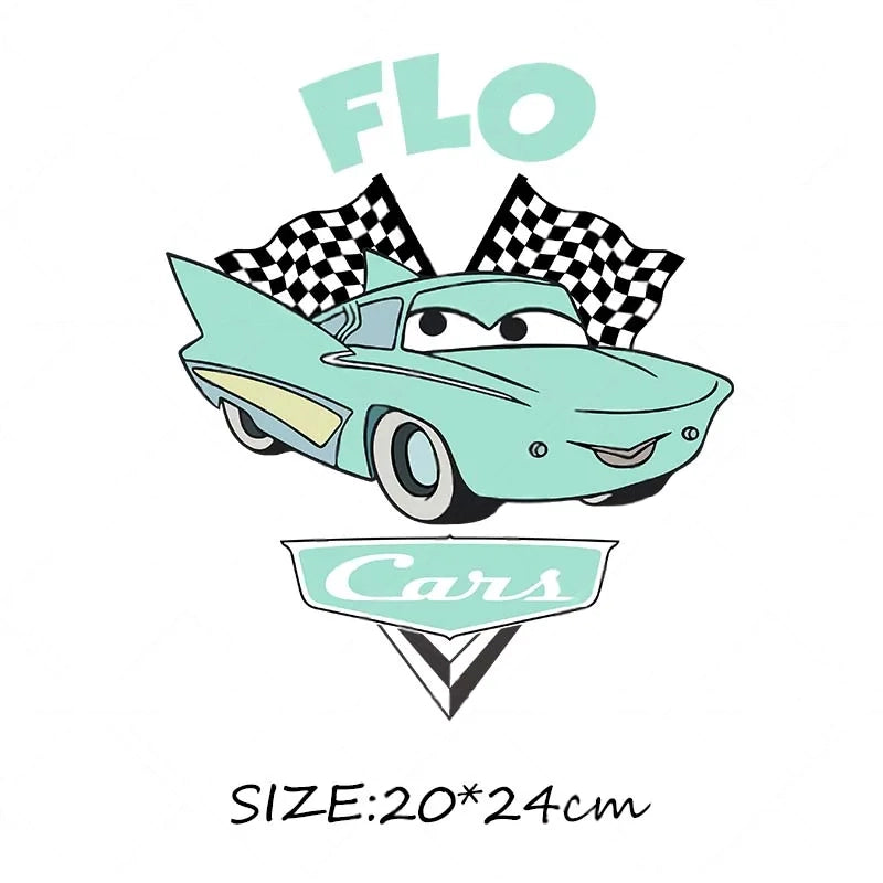 Ecusson Thermocollant Cars - Flo