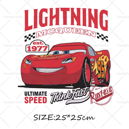 Ecusson Thermocollant Cars - Lightning McQueen