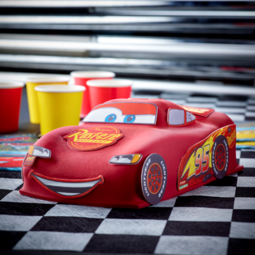 Gâteau Cars Flash McQueen 3D