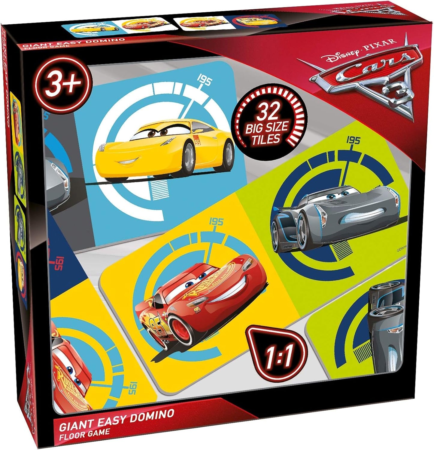 Jeu de Société Cars 3 - Domino 32 pièces
