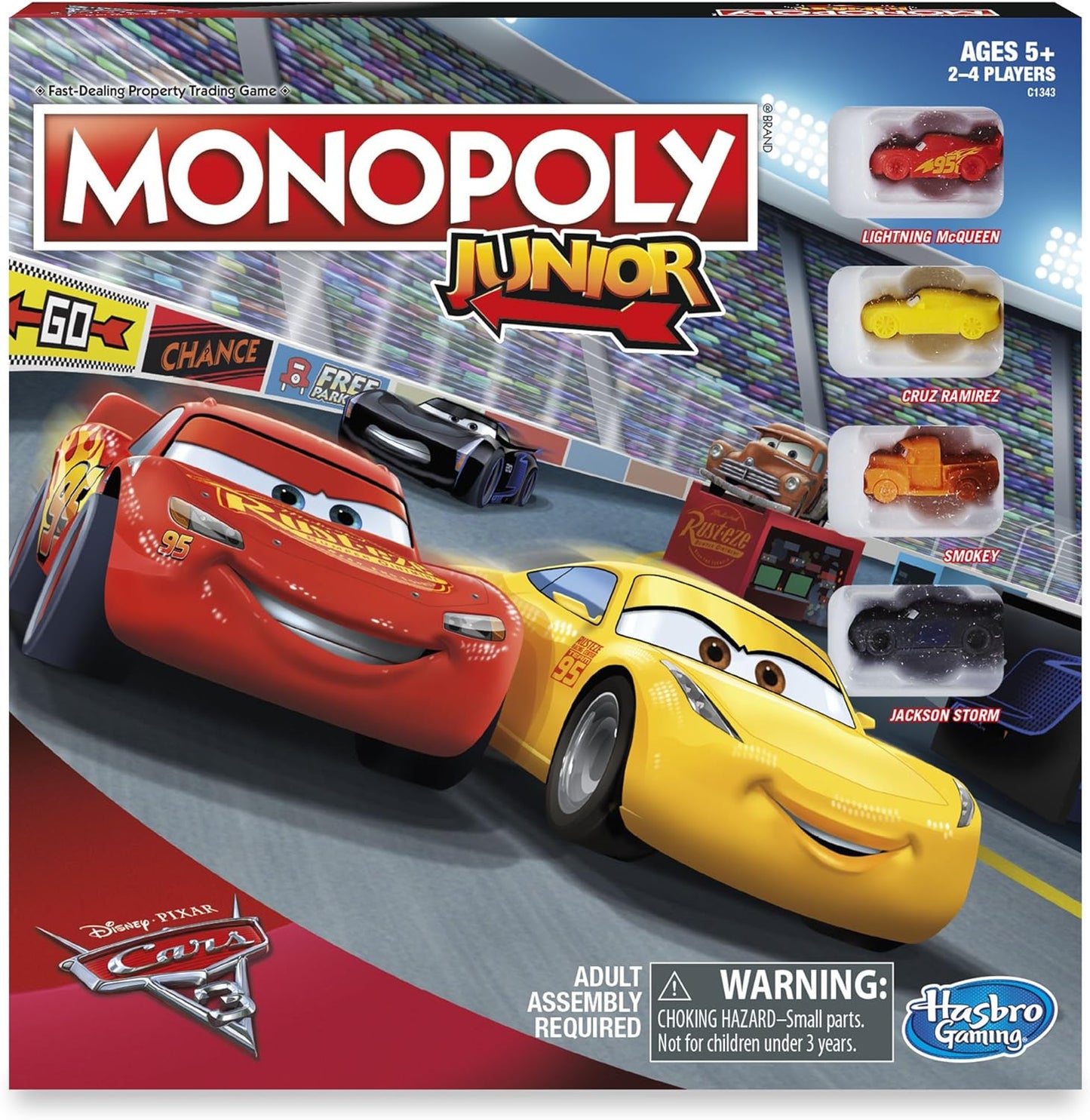 Jeu de Societe Monopoly Cars 3