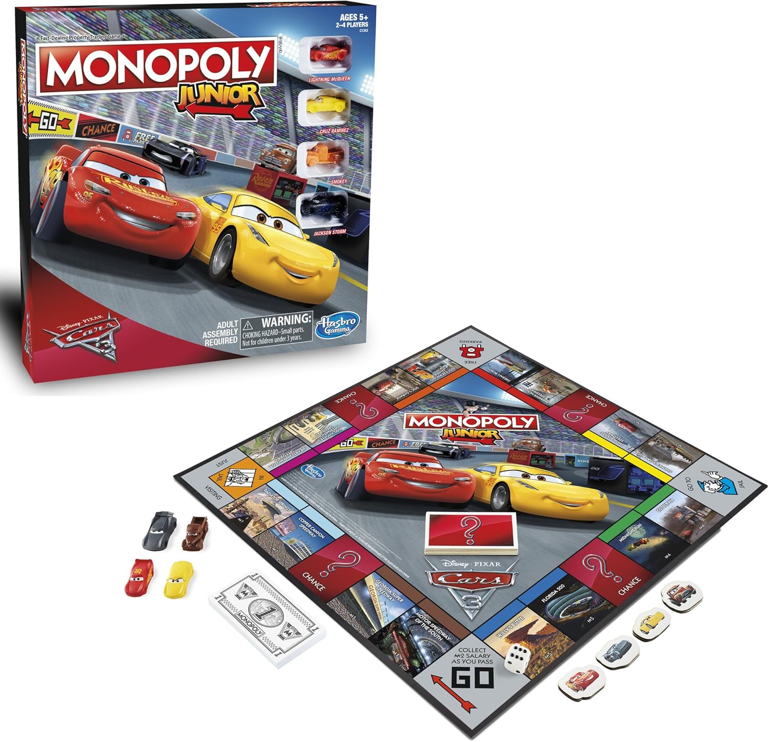 Jeu de Societe Monopoly Cars 3