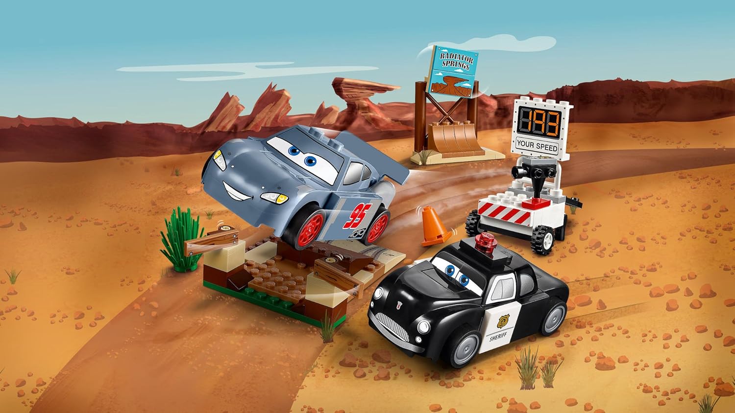 LEGO Cars Juniors - La piste d'entraînement de la "Butte à Willy"
