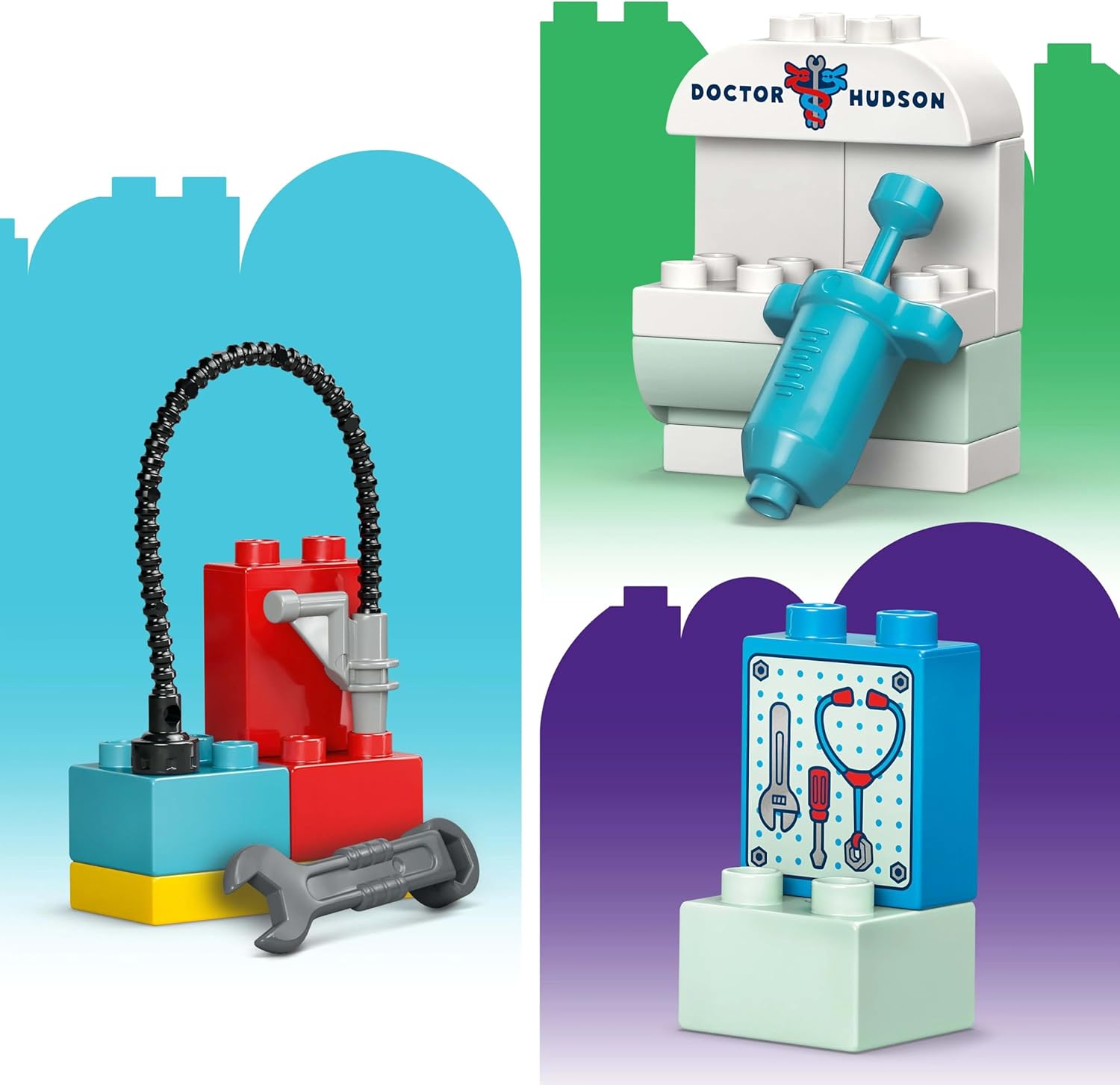 LEGO Duplo Cars - La Visite de McQueen au Garage de Doc