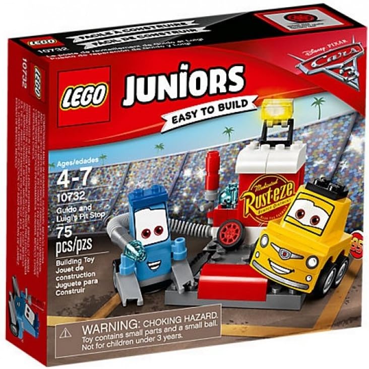 LEGO Juniors Cars - L'Arrêt au Stand de Guido et Luigi