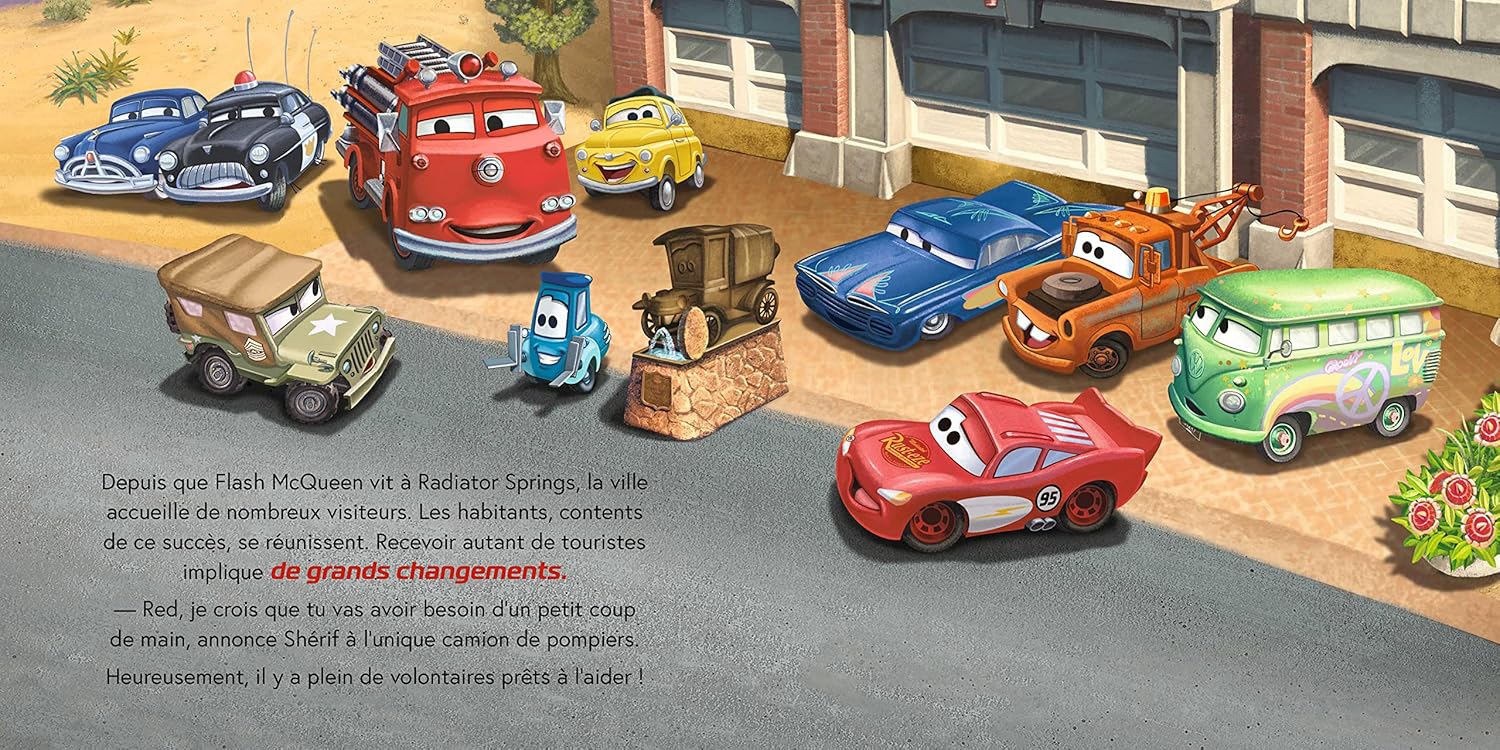 Livre Cars - Les Histoires de Flash McQueen #1 - La Parade des Pompiers