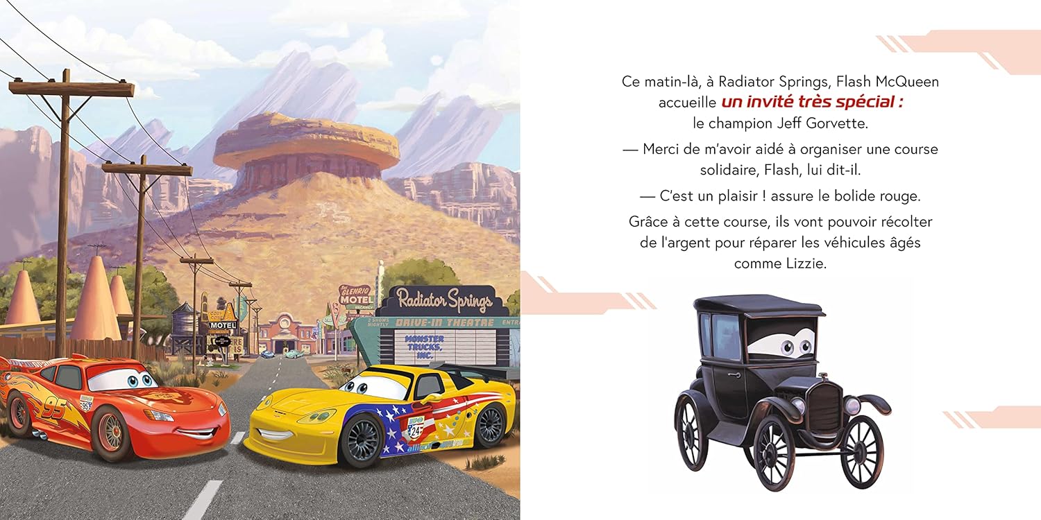Livre Cars - Les Histoires de Flash McQueen #2 - Une course solidaire