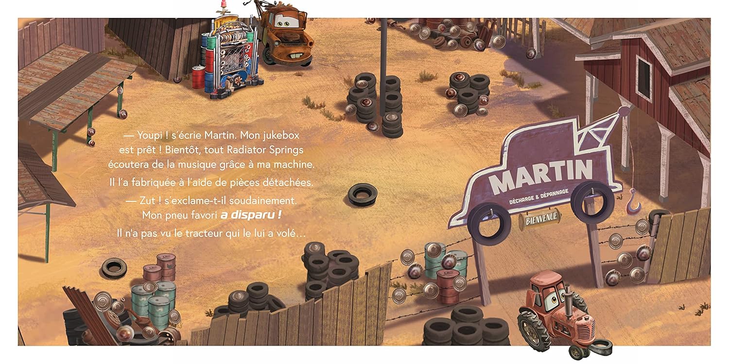 Livre Cars - Les Histoires de Flash McQueen #3 - Le jukebox de Martin