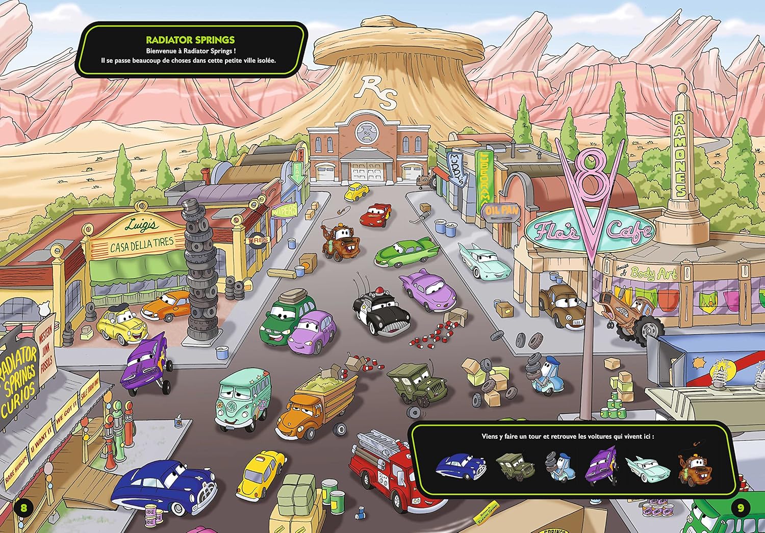 Livre de Jeu Cars - Où se cache Flash ? - Cherche et Trouve