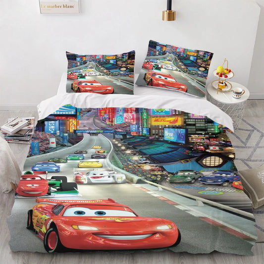 Parure de Lit Cars - McQueen au World Grand Prix du Japon