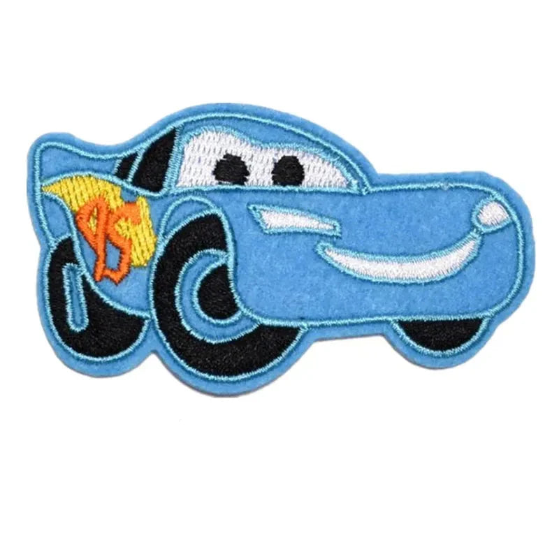 Patch Cars McQueen Bleu
