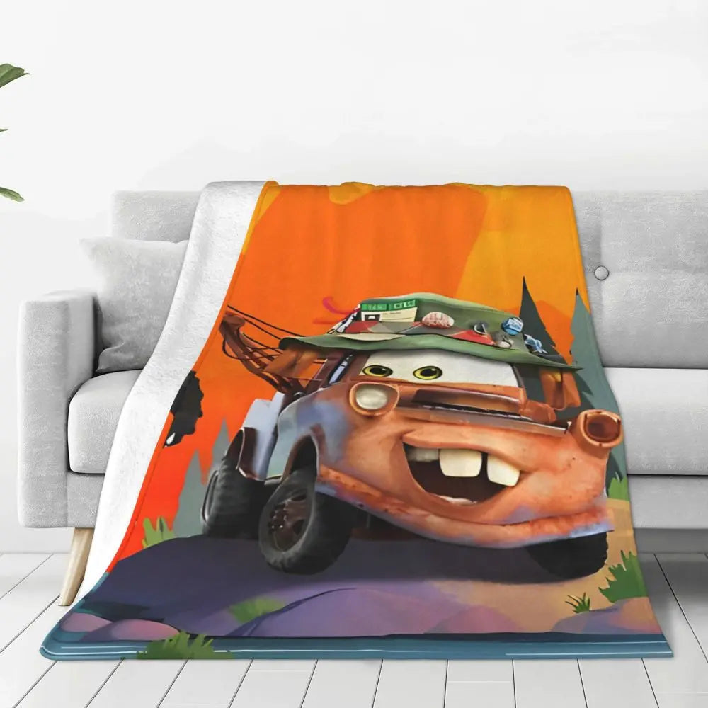 Plaid Cars Martin avec un Chapeau