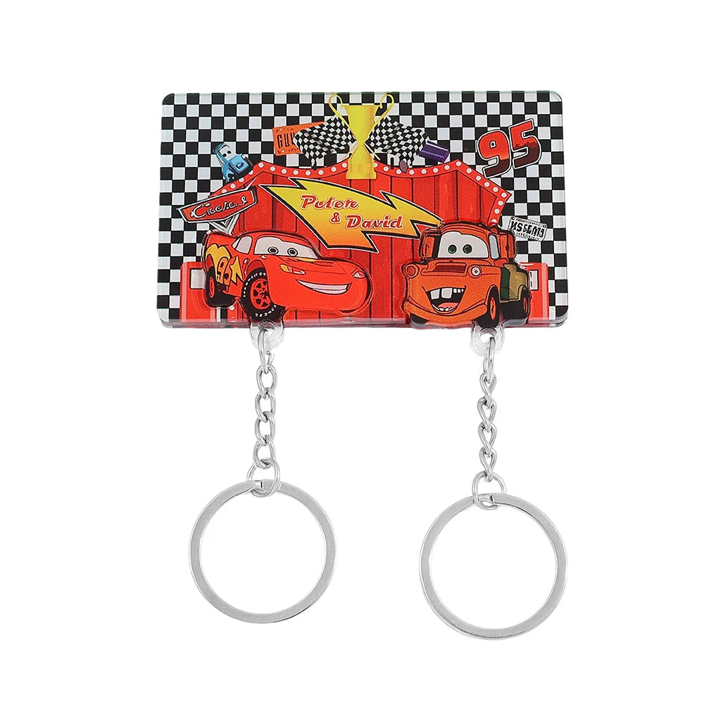 Porte-Clé Cars Duo - Flash McQueen et Martin