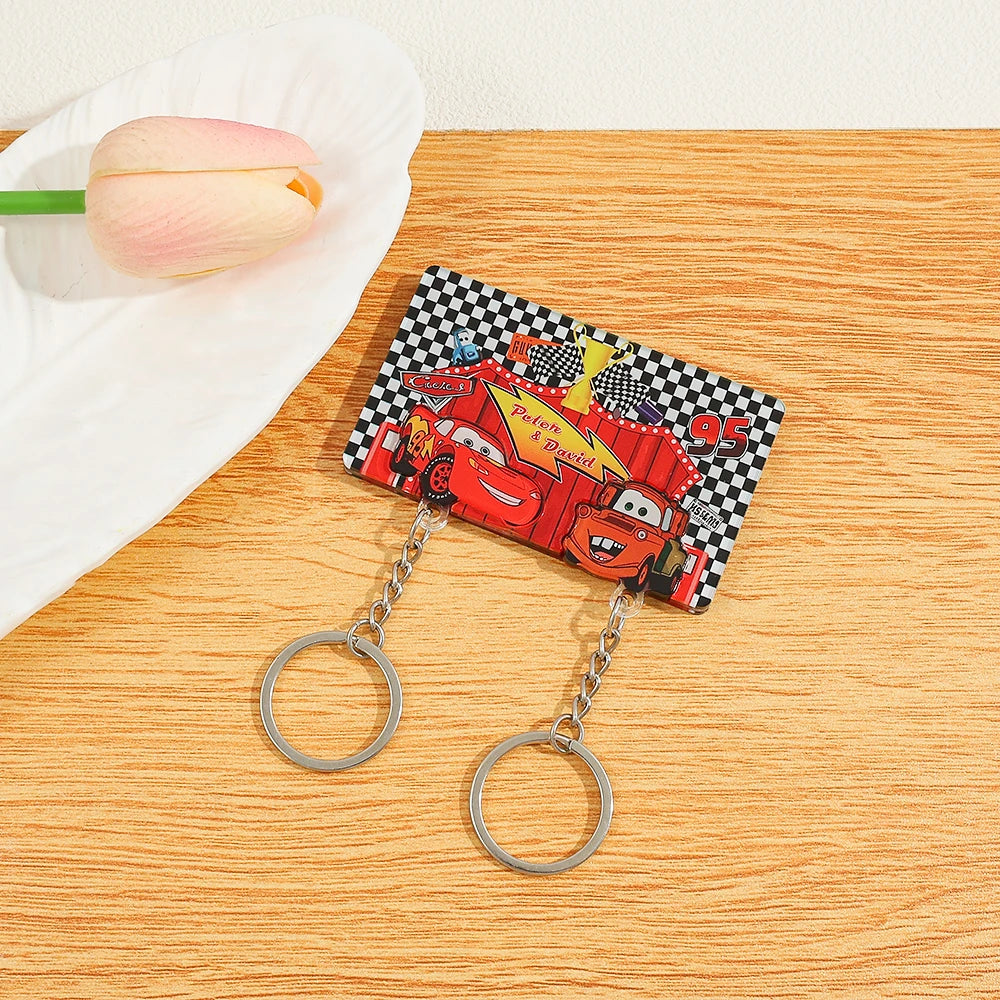 Porte-Clé Cars Duo - Flash McQueen et Martin