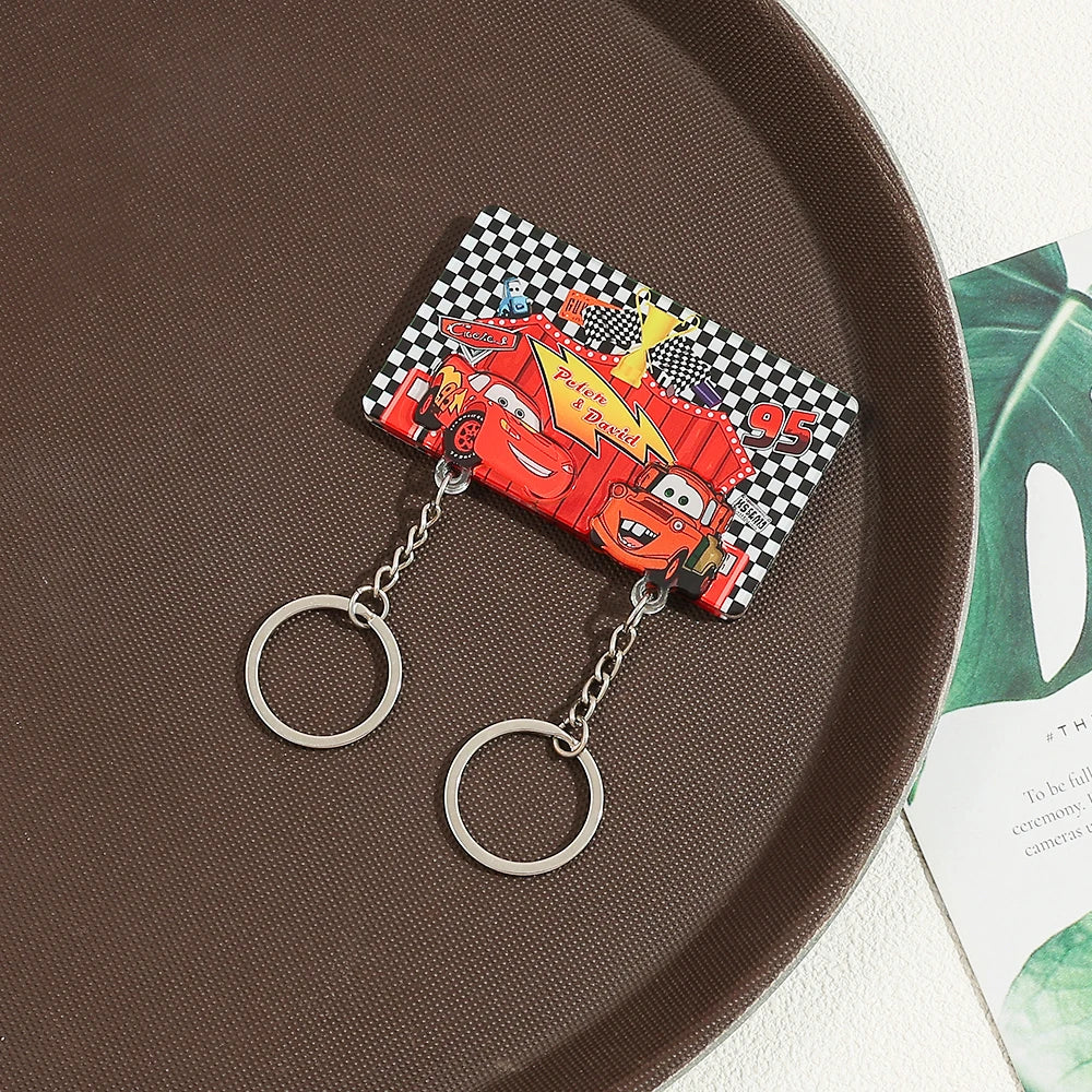 Porte-Clé Cars Duo - Flash McQueen et Martin