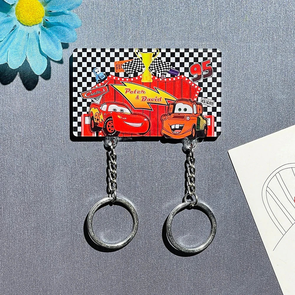Porte-Clé Cars Duo - Flash McQueen et Martin