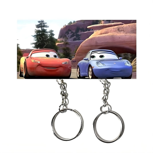 Porte-Clé Mural Cars Couple McQueen et Sally