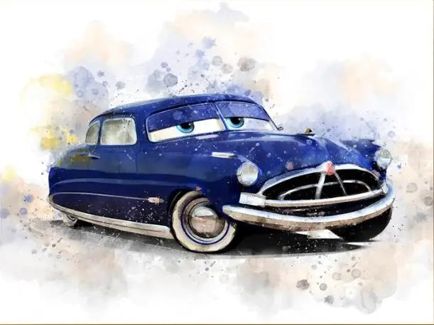 Poster Cars Doc Hudson
