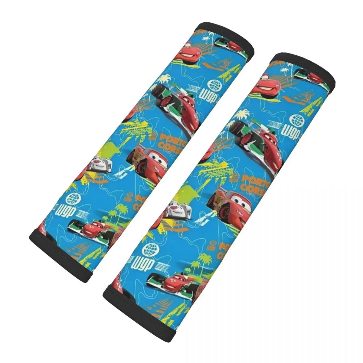 Protège Ceinture de Voiture Cars - McQueen et Francesco Bernoulli