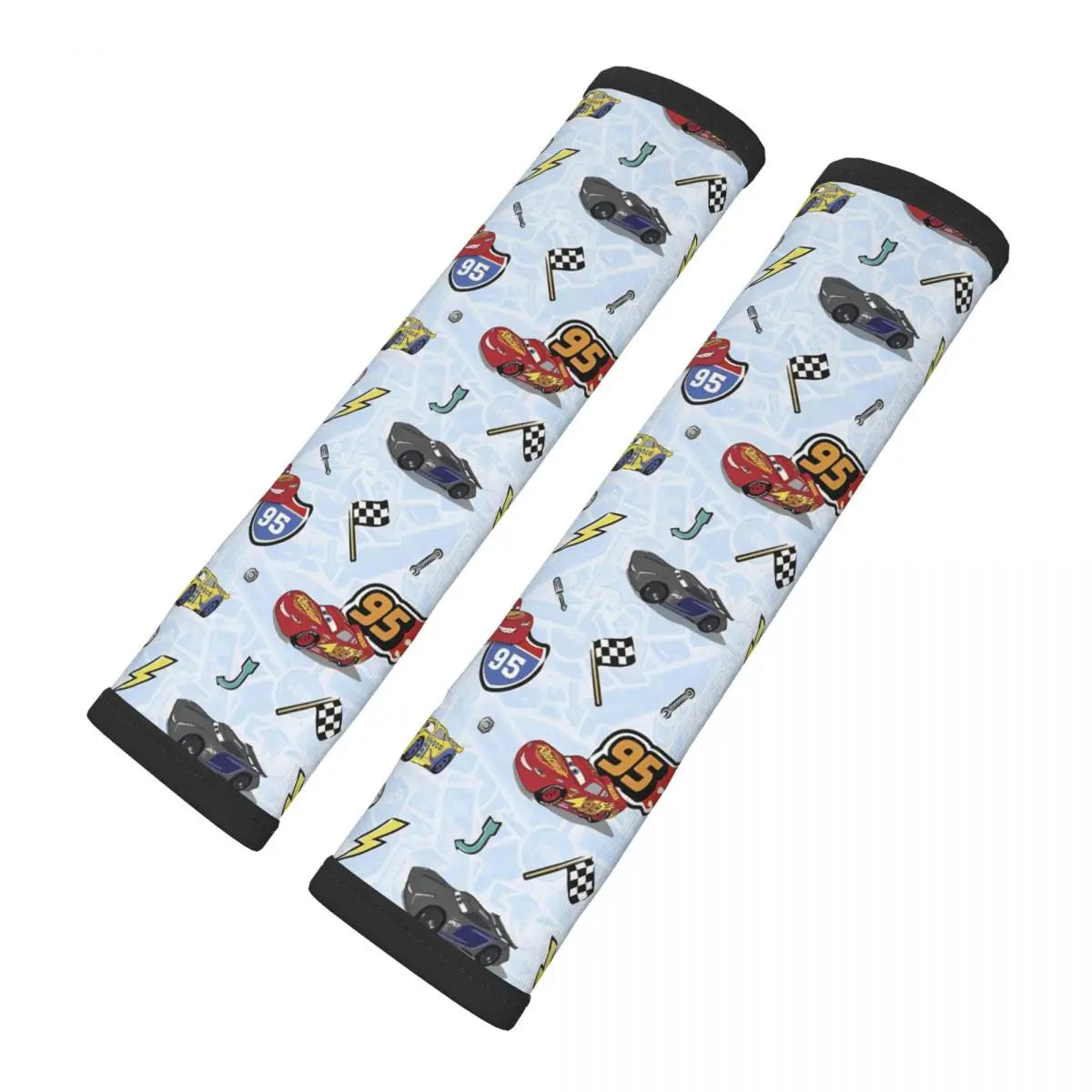 Protège Ceinture de Voiture Cars - McQueen et Storm Jackson
