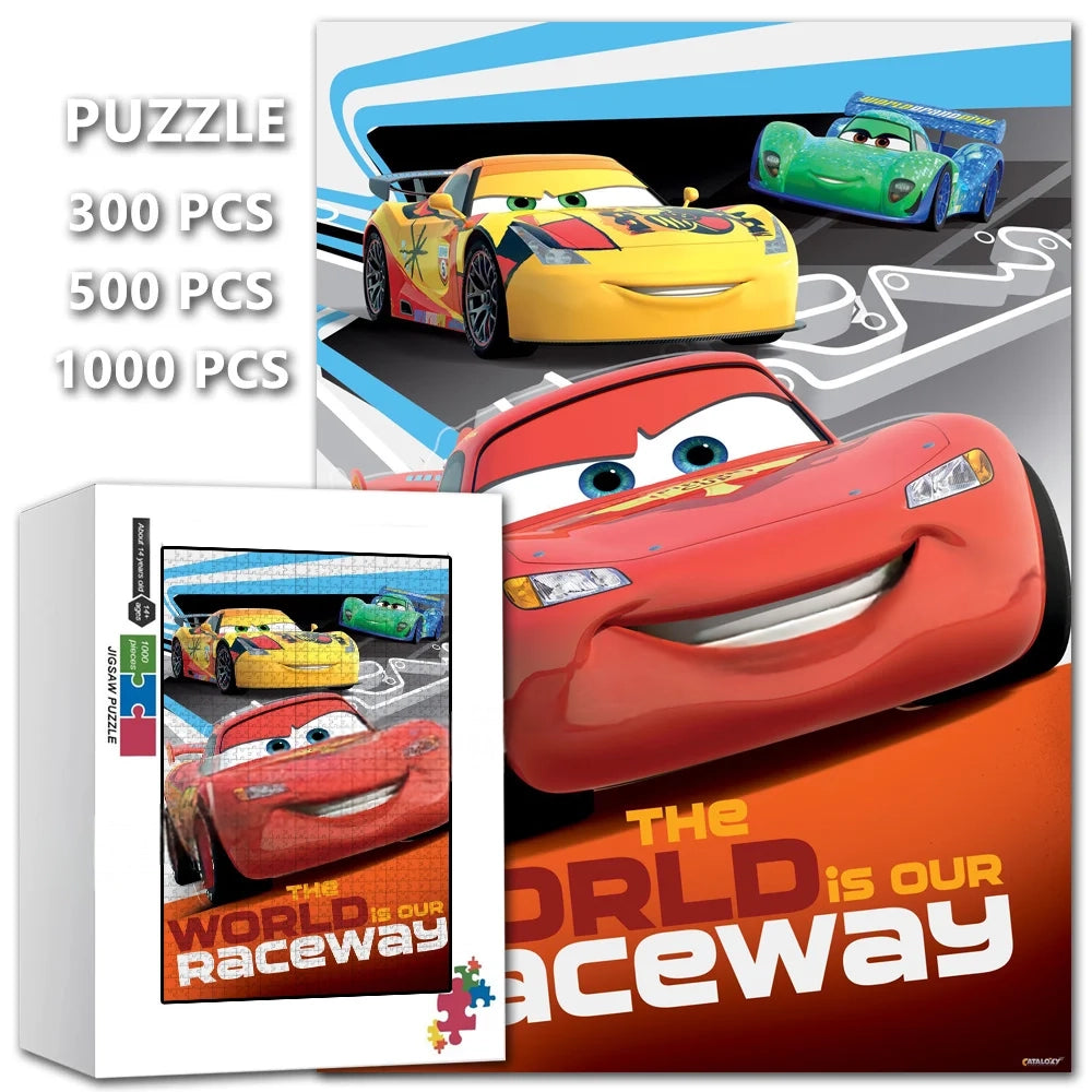 Puzzle Cars - McQueen Jeff Gorvette et Carla Veloso