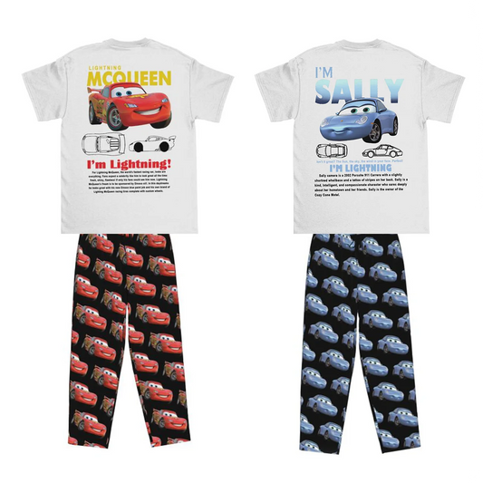 Pyjama Cars Couple - Sally et McQueen