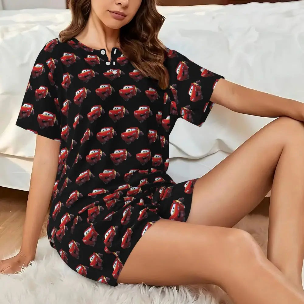 Pyjama Cars Femme - Motifs Flash McQueen