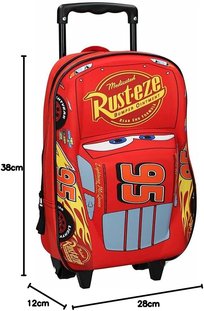 Sac à Dos à Roulettes Cars - Flash McQueen