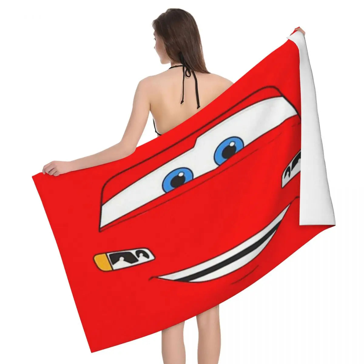 Serviette de Plage Cars Regard de McQueen