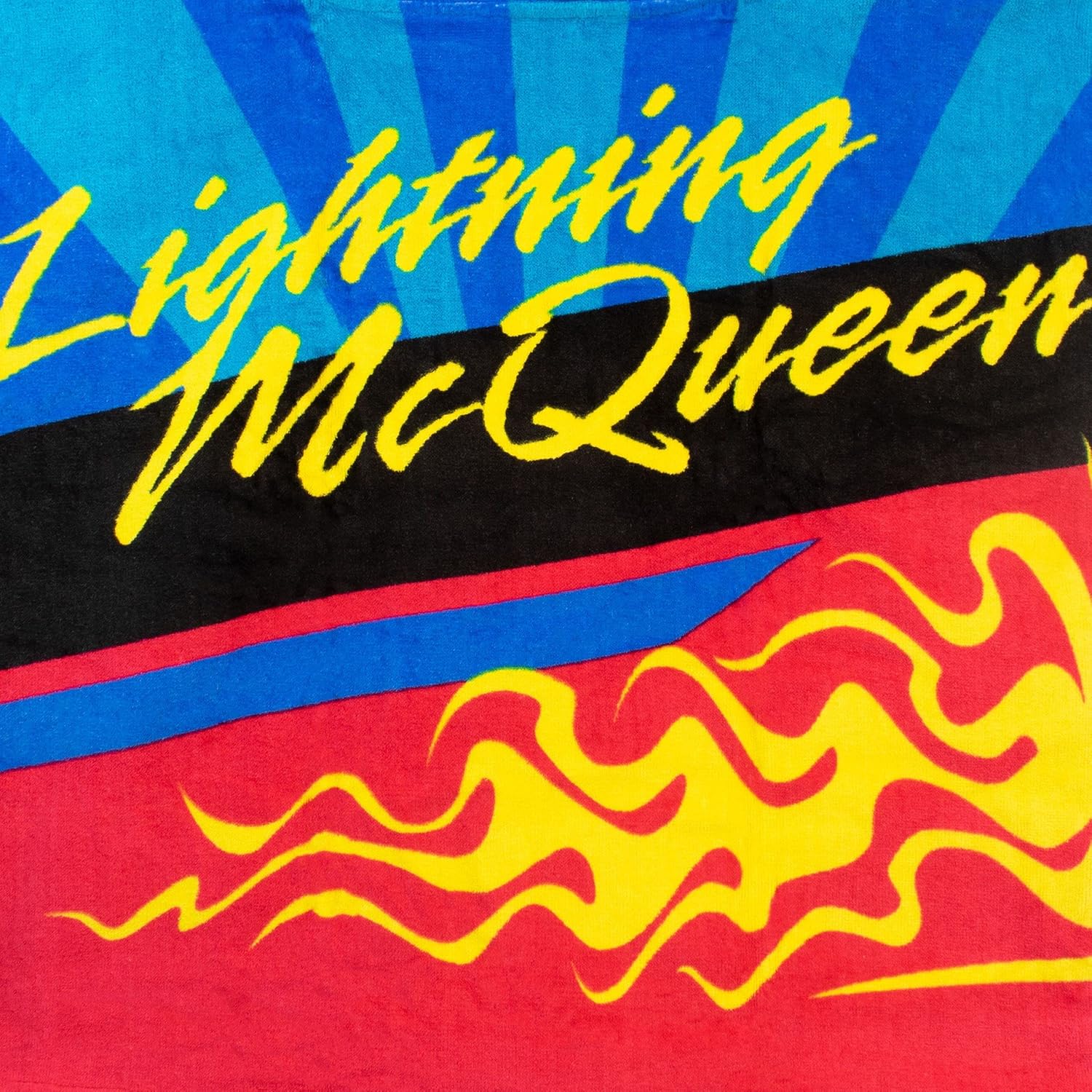 Serviette Poncho à Capuche Cars - Flash Lightning McQueen 95