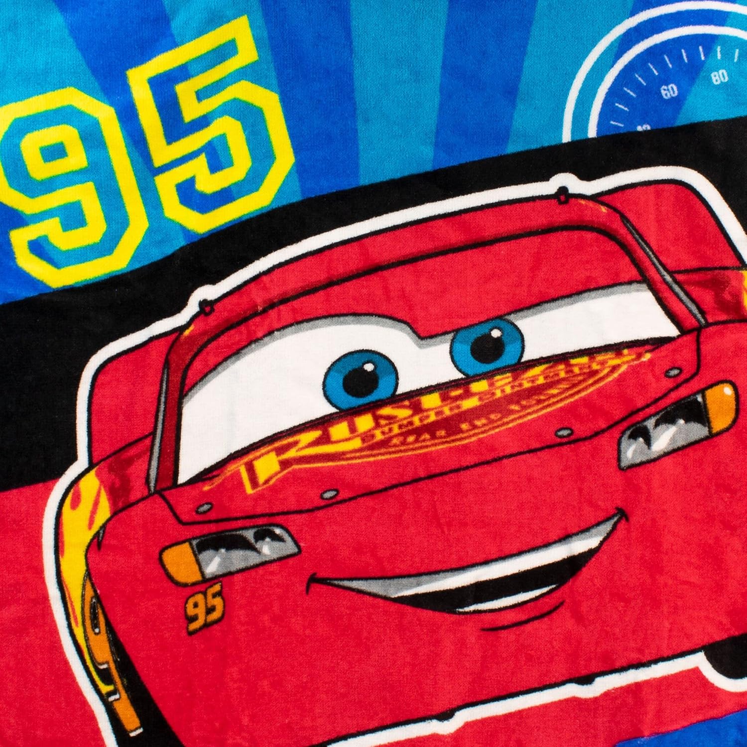 Serviette Poncho à Capuche Cars - Flash Lightning McQueen 95