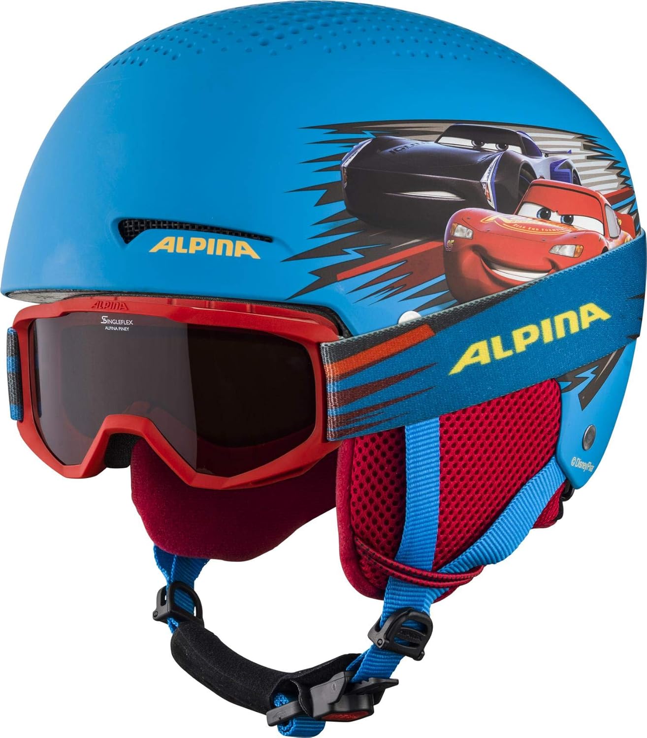 Set Casque de Ski Enfant Cars - McQueen Storm Martin et Mack