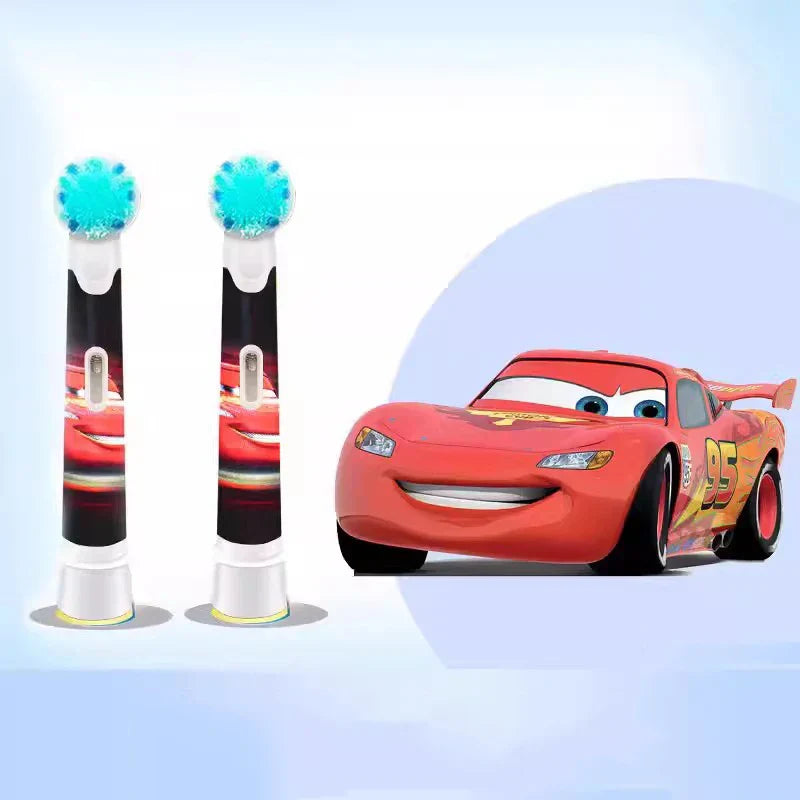Set de 2 Têtes de Brosses de Rechange Cars Flash McQueen