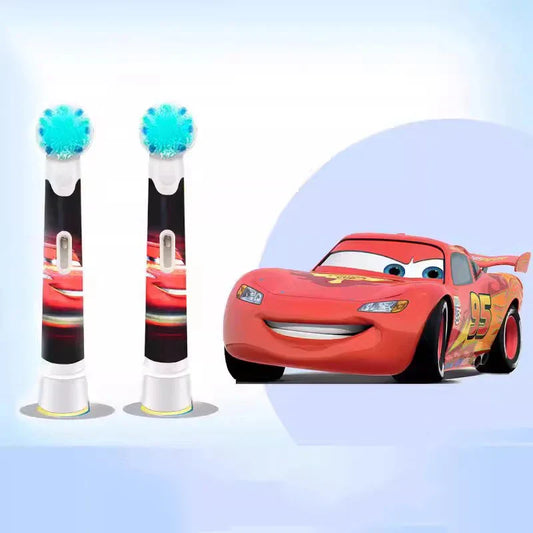 Set de 2 Têtes de Brosses de Rechange Cars Flash McQueen