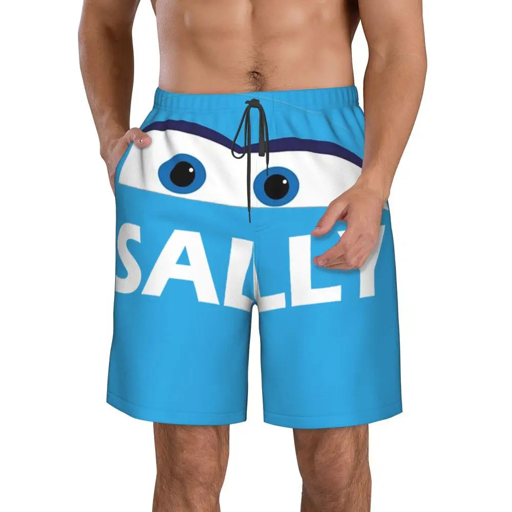 Short Cars Bleu - Regard de Sally