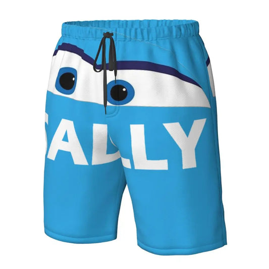 Short Cars Bleu - Regard de Sally