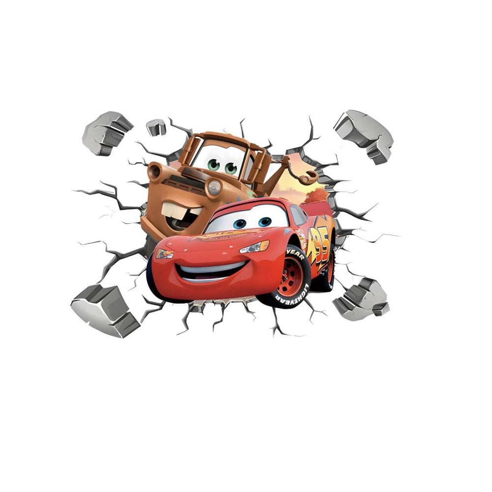 Sticker Mural Cars Martin et McQueen