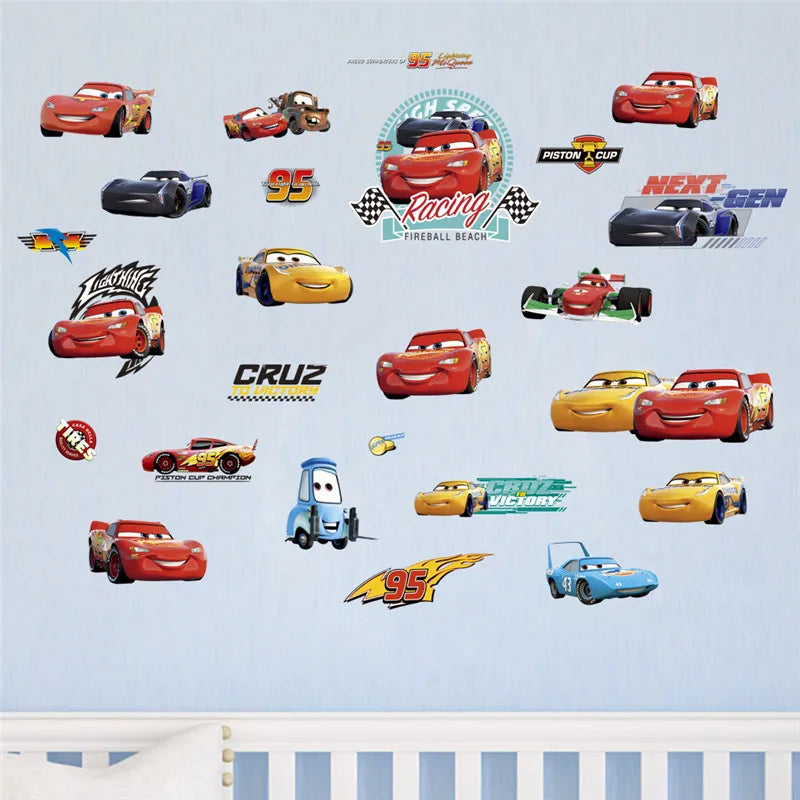 Sticker Mural Personnages Cars