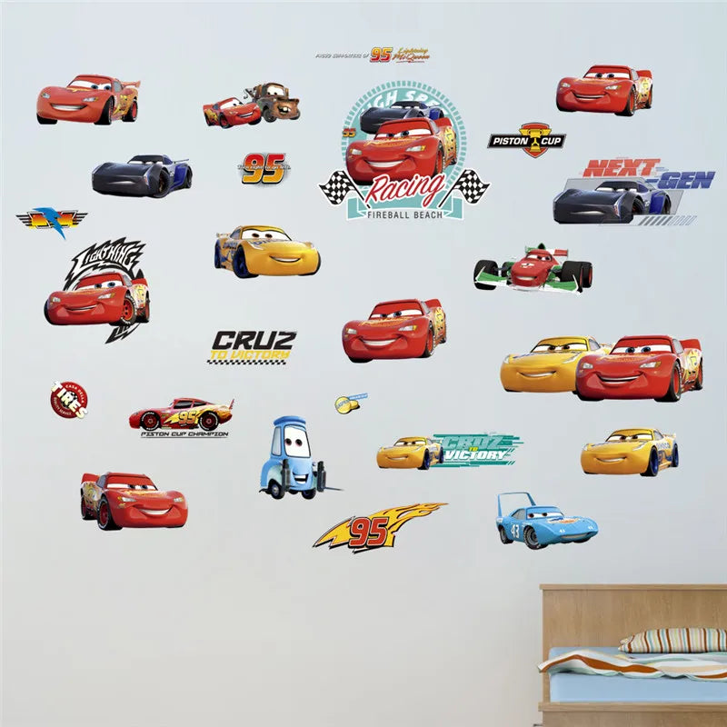 Sticker Mural Personnages Cars