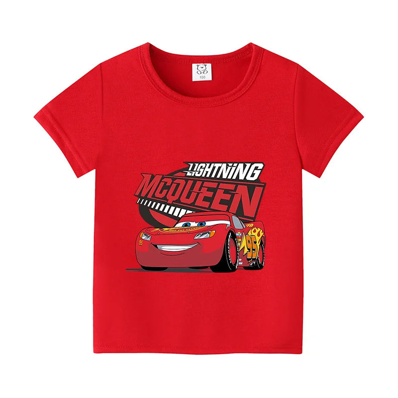 T-Shirt Cars Enfant - Lightning McQueen (3 coloris)